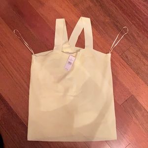 Loft pale yellow shirt